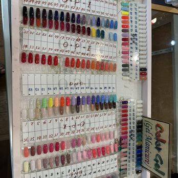 Elle Nails - gel color options - Nail Salons Near Me - Tolland, Connecticut