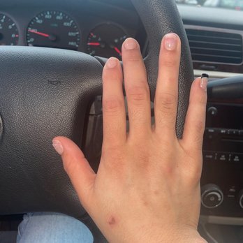 Sky Nails & waxing - I am hard on my hands but short nails help me and they usually last for 2 weeks, this is Sky nails manicure after 5 DAYS - Nail Salons Near Me - Lynnwood, Washington Sky Nails & waxing - I am hard on my hands but short nails help me and they usually last for 2 weeks, this is Sky nails manicure after 5 DAYS - Nail Salons Near Me - Lynnwood, Washington