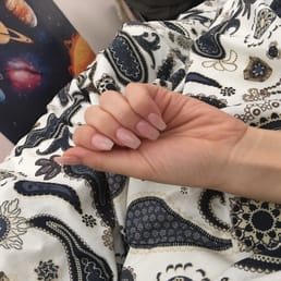 Kimmy did these nude coffin nails. I'm in love, and probably never going to another salon again Kimmy did these nude coffin nails. I'm in love, and probably never going to another salon again