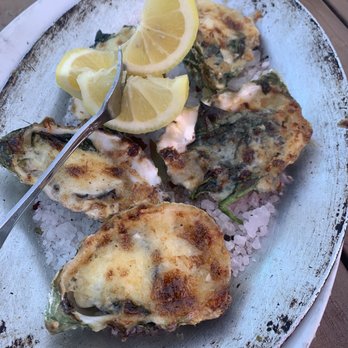 Sam's Chowder House - Oyster Rockefeller - Seafood Near Me - Half Moon Bay, California Sam's Chowder House - Oyster Rockefeller - Seafood Near Me - Half Moon Bay, California