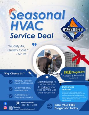 Air 1st Heating and Cooling