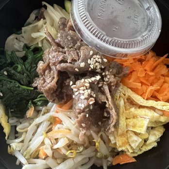 Kimbop - Bibimbop with steak - Korean Near Me - Miami, Florida Kimbop - Bibimbop with steak - Korean Near Me - Miami, Florida