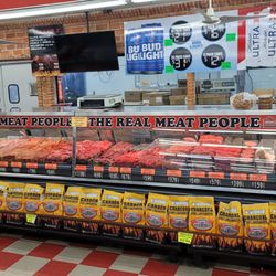 Juniors Supermarket - Where's the beef? At Junior's.  Chicken, Pork and other meats too.