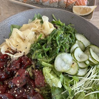 Pacific Catch - Tuna poke. Terrible tuna. Chewy with salty sauce - Seafood Near Me - Cupertino, California