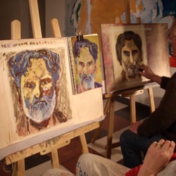 Leah Kohlenberg Fine Art and Art Classes - Students in a Roaming Studio art class in Yerevan, Armenia!