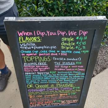 jiji frozen custard - They just love to play on words now don't they? They must be"fall"ing over themselves in laughter - Food Trucks Near Me