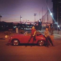 Night drive around BGC with my best buddies and a vintage car
