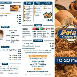 Pete's Chicken-n-More - Full menu