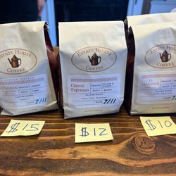 Estate House Coffee - Nicely priced and freshly roasted.