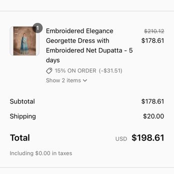 Glamourental - The order invoice, showing the 5 day rental - Clothing Rental Near Me - Morganville, New Jersey Glamourental - The order invoice, showing the 5 day rental - Clothing Rental Near Me - Morganville, New Jersey