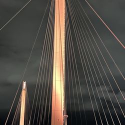 Bob Kerrey Pedestrian Bridge - Bob the Bridge at night