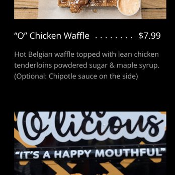 Waffle O'licious - What I wanted vs - Food Trucks Near Me