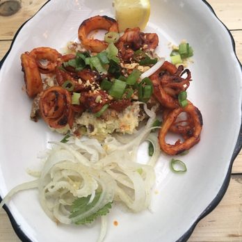 Mott St - Calamari-- also not great. - Asian Fusion Near Me - Chicago, Illinois