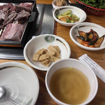 Blue House Korean BBQ - Sides served with meat dish - Korean Near Me - Mundelein, Illinois
