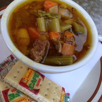 The Forester  - Hearty beef vegetable soup - German Near Me - Camino, California