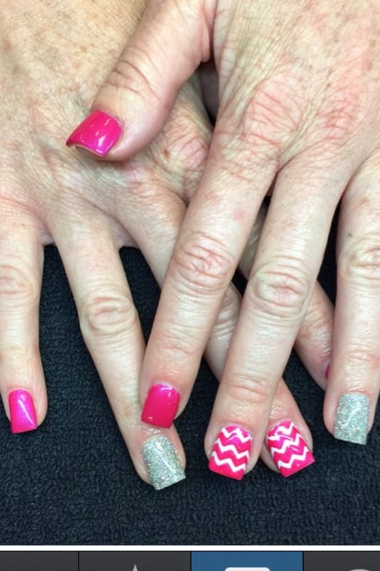 Nails By Emily At Hair It Is Logo