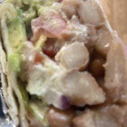 La Cocina Economica - Very small (used to be pleasantly plump) "super" veggie burrito