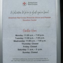 American Red Cross - Updated hours