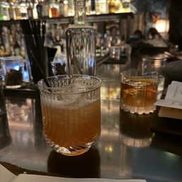 pink fizz + old fashion pink fizz + old fashion