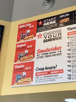 Menu photo 4 Jimmy John's Washington Township, MI