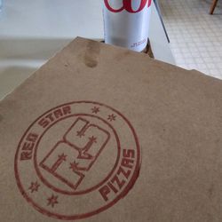 Red Star Pizzas - Pizza box