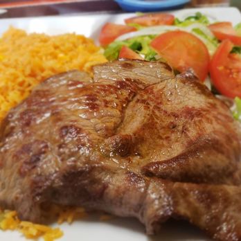O'rale Mexican Restaurant - Bistec Asada. I don't eat beans so they doubled the rice. - Mexican Near Me - Manville, New Jersey O'rale Mexican Restaurant - Bistec Asada. I don't eat beans so they doubled the rice. - Mexican Near Me - Manville, New Jersey