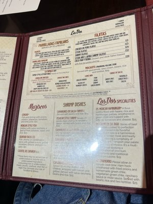 Menu photo 7 Los Dos Potrillos Parker, CO Menu photo 7 Los Dos Potrillos Parker, CO