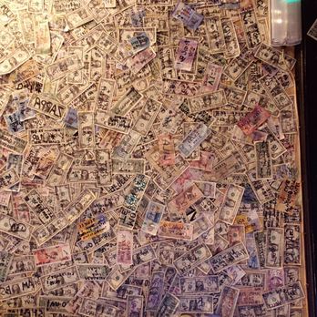 The Grenadier - Tons of various money on the ceiling - Pubs Near Me - London, XGL