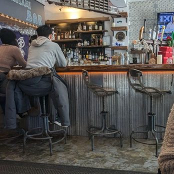 MeNami - Inside bar view with some tables - Japanese Near Me - Toronto, Ontario