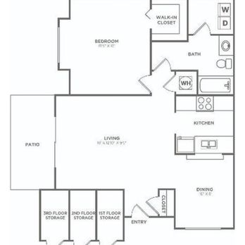 Avana Lakeview - Floor plan shows this though.. all they care about is well it says it's not accurate.  Aka care mire about their own liability - Apartments Near Me - Clearwater, Florida