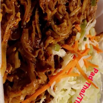 Thai Villa Restaurant - Chicken Pad Thai made extremely spicy!!!!!! - Thai Near Me - Winter Park, Florida Thai Villa Restaurant - Chicken Pad Thai made extremely spicy!!!!!! - Thai Near Me - Winter Park, Florida