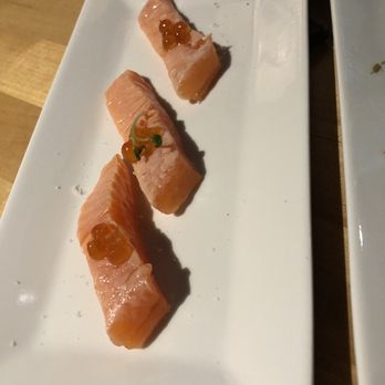 Sugo Hand Roll Bar - King salmon sashimi - Sushi Bars Near Me - Seattle, Washington