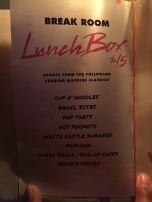 Menu photo 8 Break Room 86 Los Angeles, CA Menu photo 8 Break Room 86 Los Angeles, CA