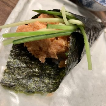 Fujiya - spicy tuna hand roll! - Japanese Near Me - Elk Grove, California
