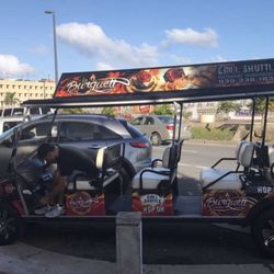 La Burguett - Free shuttle service to the parking lot.
