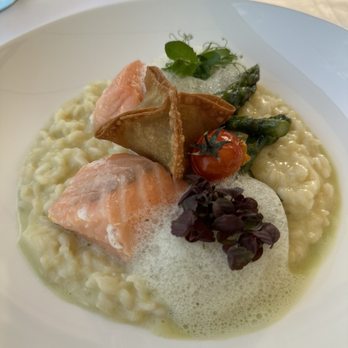 Scala im Art Deco - Salmon risotto - French Near Me - Luzern, LU