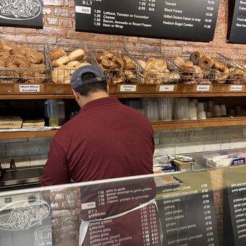 Hudson Bagel - This is the man that told a women who's old enough to be his mother to go F herself. - Bagels Near Me - New York, New York