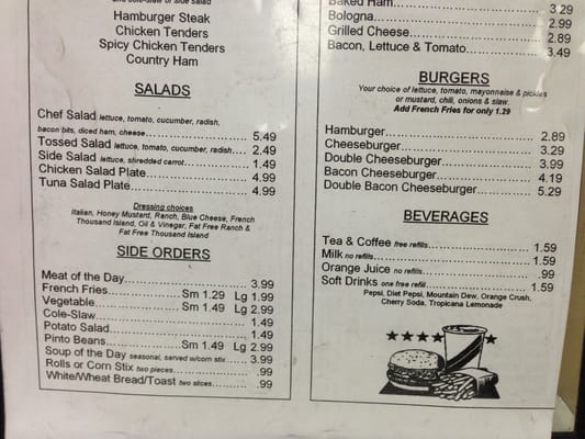 Menu photo 1 The Hub Shelby, NC