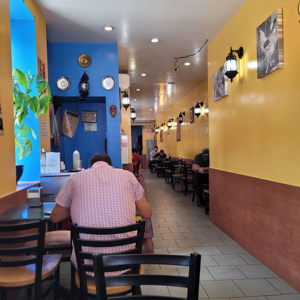 Inside of the restaurant Inside of the restaurant