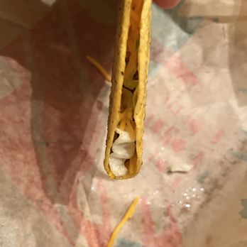 Taco Bell - Definitely doesn't look like the picture on the menu LOL - Fast Food Near Me - Oviedo, Florida