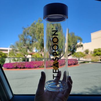 Teaspoon - Cute glass bottles they sell! - Bubble Tea Near Me - Carlsbad, California