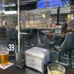 Big City Gamin - Each outdoor seat has a tv