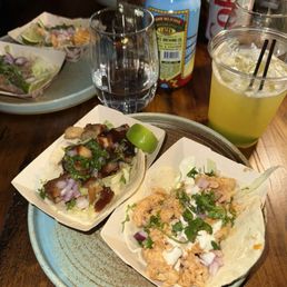 PORK TACOS 2 PIECE CHICKEN TACOS 2 PIECE margarita PORK TACOS 2 PIECE CHICKEN TACOS 2 PIECE margarita