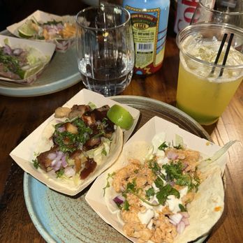 Sebastian Pintxos Bar - PORK TACOS 2 PIECE CHICKEN TACOS 2 PIECE margarita - Tapas Bars Near Me - Atlanta, Georgia Sebastian Pintxos Bar - PORK TACOS 2 PIECE CHICKEN TACOS 2 PIECE margarita - Tapas Bars Near Me - Atlanta, Georgia