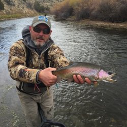 Sunrise Fly Shop - Beaverhead Rainbow caught on the last  day in October