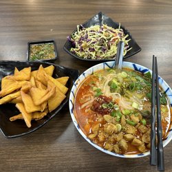 Urban Burma - Golden Triangle Tofu, Tea Leaf Salad, Shan Noodles