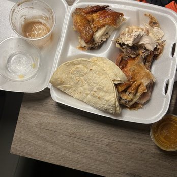 Pollo's - 1/2 chicken lunch combo no drink - Mexican Near Me - Anaheim, California Pollo's - 1/2 chicken lunch combo no drink - Mexican Near Me - Anaheim, California