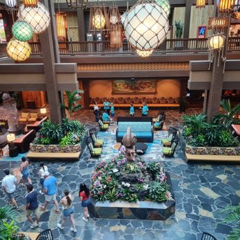 Kona Cafe - view from second floor - Sushi Bars Near Me - Lake Buena Vista, Florida