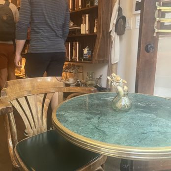 Paquita - the table next to me as some customers arrive. - Tea Rooms Near Me - New York, New York