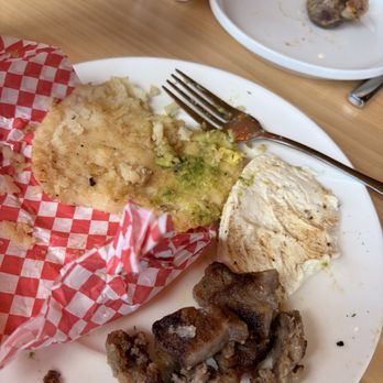 La Parrilla - Beef arepa - Colombian Near Me - Chicago, Illinois